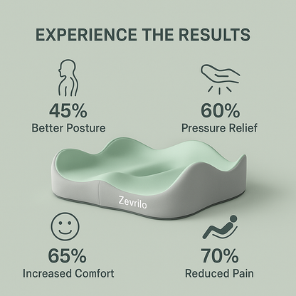 Zevrilo Comfort Pro - Ergonomic Seat Cushion