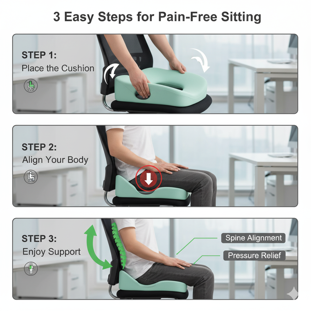 Zevrilo ComfortPro Cushion